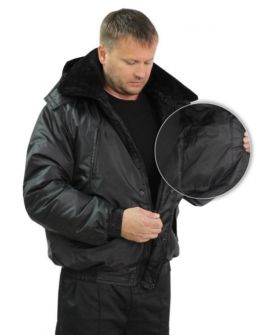 Куртка ОХРАННИК тк.Оксфорд цв.Чёрный 