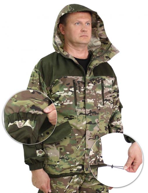 Костюм ГОРКА РУБЕЖ тк.Рип Стоп цв. Мультикам