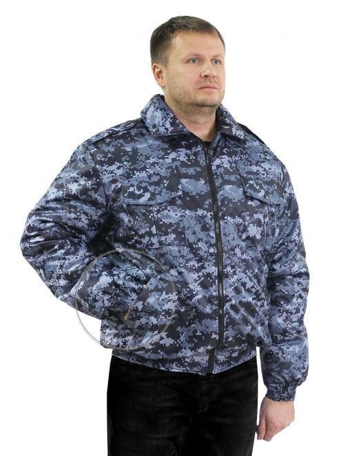 Ветровка ОХРАНА тк.Оксфорд цв.Цифра Синяя