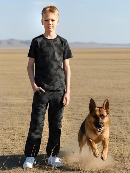 Комплект детский SUMMER TIME с брюками цв.Диверсант