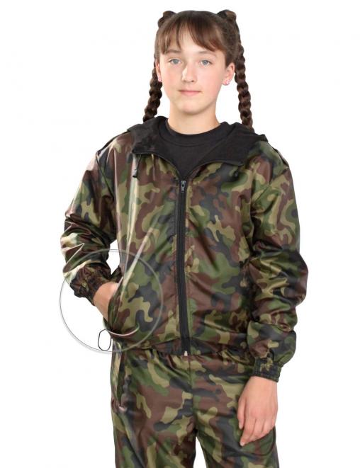 Костюм детский АЛЬФА-DEMI тк.Оксфорд цв.Зеленый КМФ