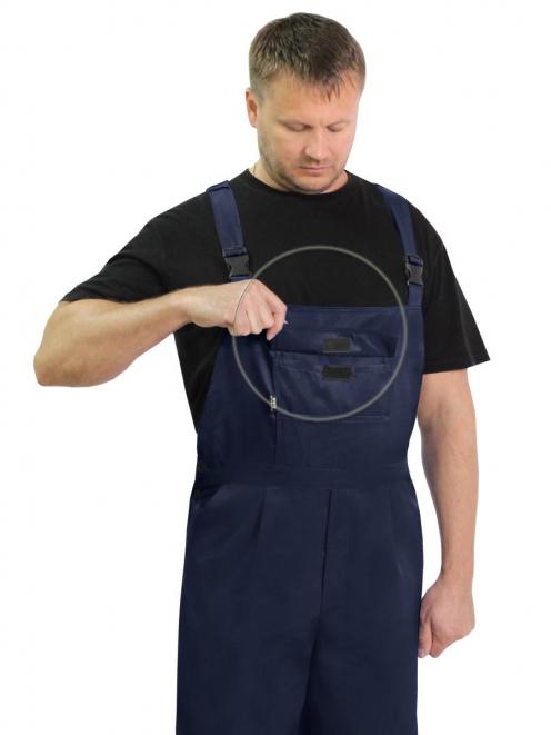 Полукомбинезон ПРОФЕССИОНАЛ  RS цв.Синий