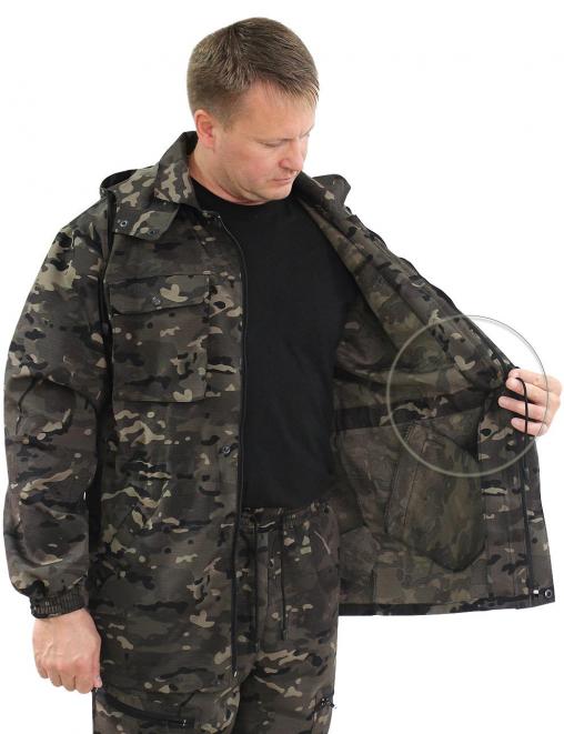 Костюм ЛЕСНИК RS тк.Грета цв.Мультикам Коричневый