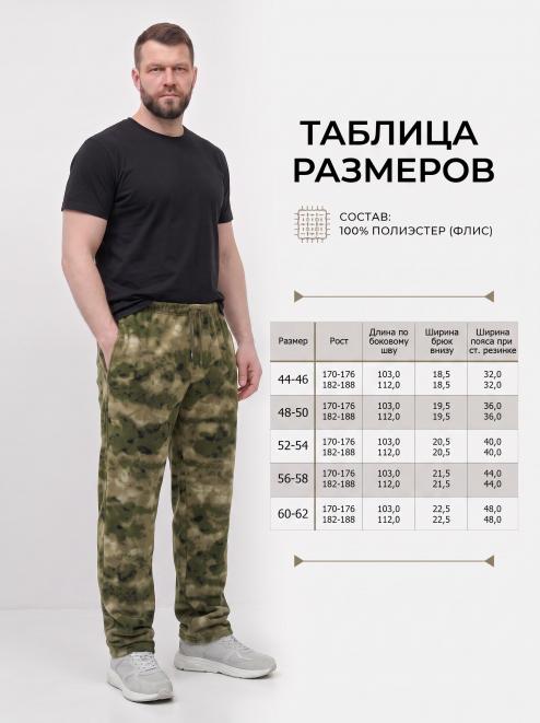 Брюки мужские BVR-SPORT тк.Флис цв.МОХ Зеленый
