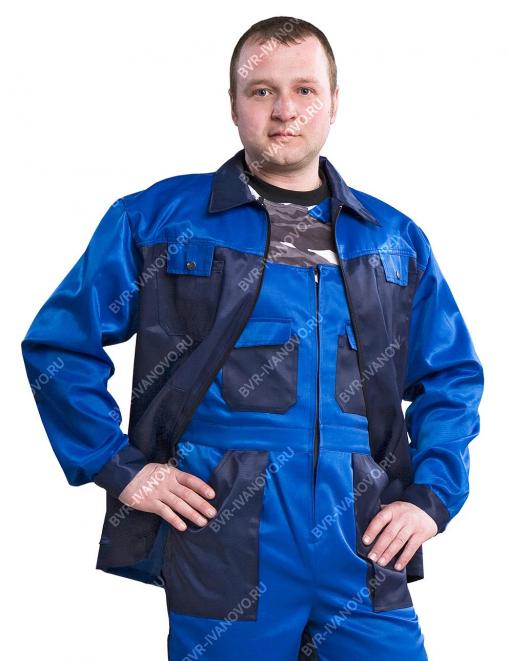 Костюм СПЕЦИАЛИСТ RS цв.Василёк/Синий