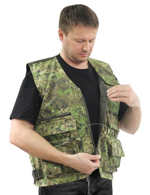 Жилет УНИВЕРСАЛЬНЫЙ RS тк.Рип-Стоп цв.BLUR 1256