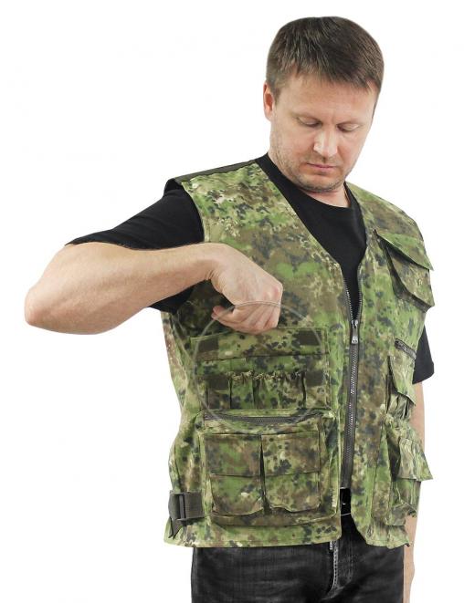 Жилет УНИВЕРСАЛЬНЫЙ RS тк.Рип-Стоп цв.BLUR 1256