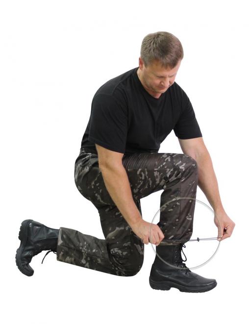 Костюм ДЕМИСЕЗОННЫЙ ГОРИЗОНТ тк.Полифлис цв.Мультикам Черный