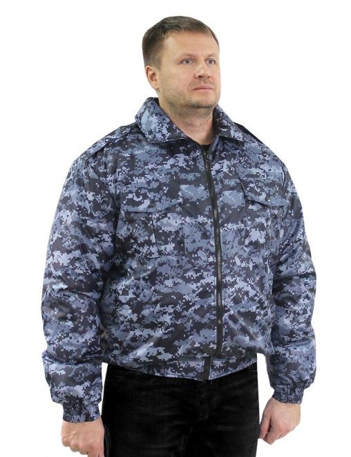 Ветровка ОХРАНА тк.Оксфорд цв.Цифра Синяя