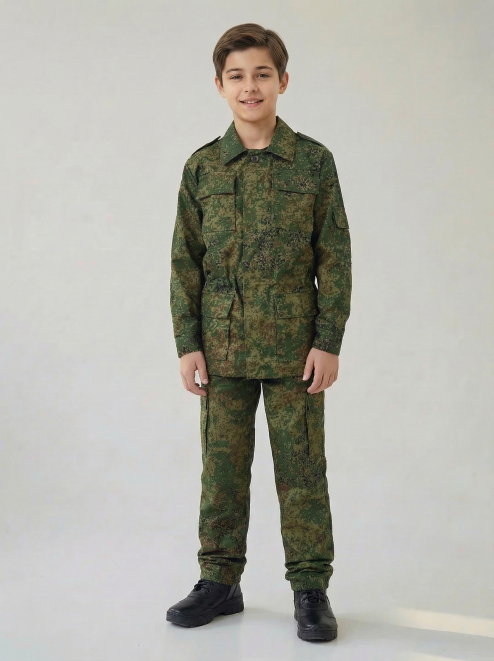 Костюм детский ВОЕННО-ПОЛЕВОЙ тк.Смесовая цв.Цифра Светлая