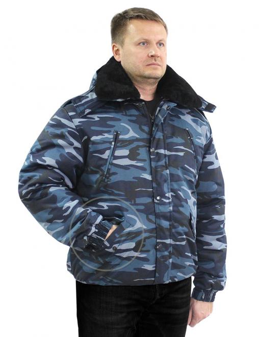 Куртка ОХРАННИК тк.Смесовая цв.Серый КМФ 