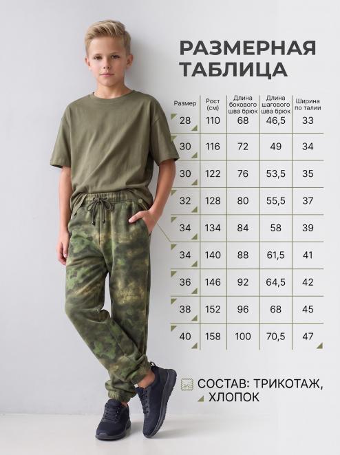 Брюки детские летние RAINBOW тк.Кулирка цв.Мох 251