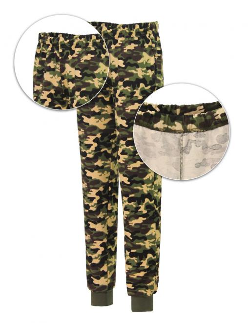 Трико мужское NATURE на манжете RS тк.Футер цв.Зел.КМФ 4465