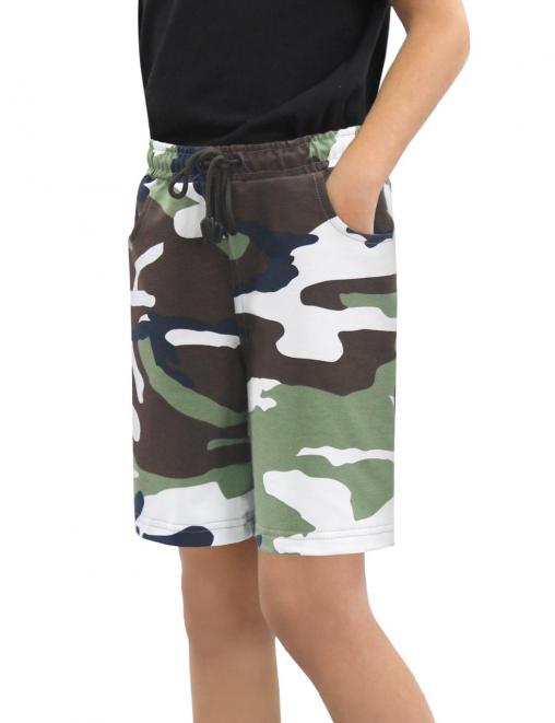 Шорты детские цв.Бело-зелёный 3746