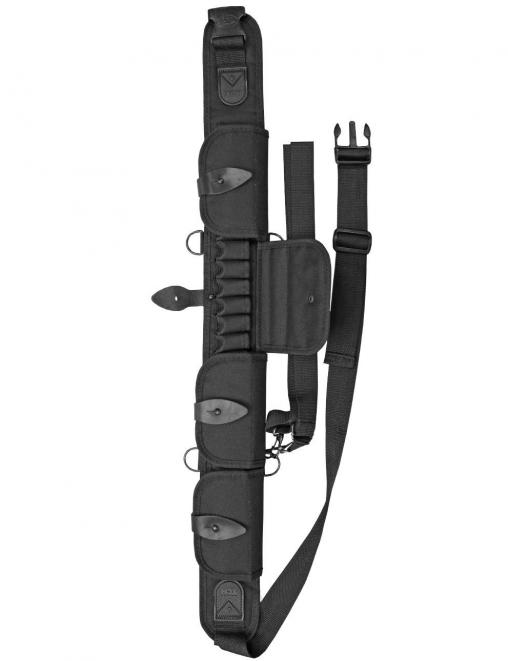 Патронташ КАЛИБР 12/16 24 патрона (закрытый  тканевый) мод-257 (черный)