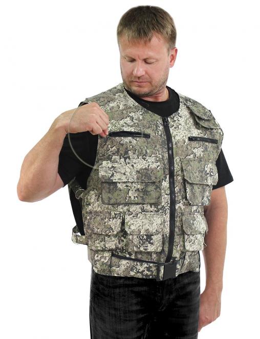 Жилет ОХОТА тк.Смесовая цв.BLUR 2267