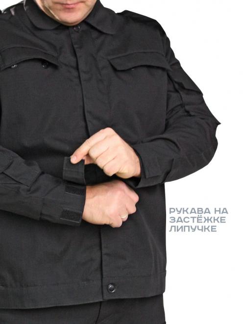 Костюм СПЕЦНАЗ тк.Рип-стоп цв.Чёрный
