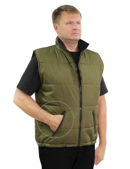 Жилет утеплённый БВР тк.Дюспа цв.Олива