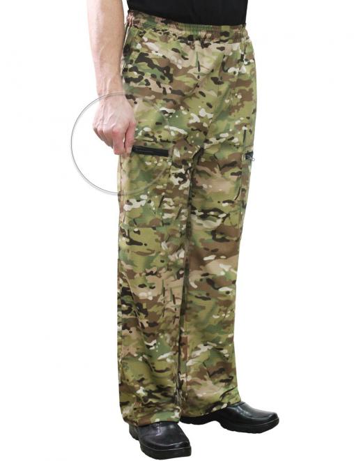 Брюки МОЛОДЁЖНЫЕ тк.Рип-стоп цв.Мультикам 