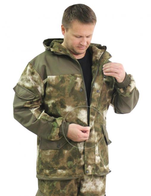 Костюм ГОРКА-ДЕМИ  RS тк.Polarfleece рип-стоп цв.Атак зелёный