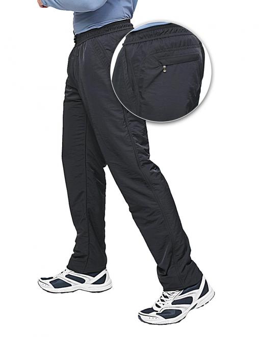 Брюки мужские TAGERTON RS тк.Twill Nylon/подклад флис цв.Чёрный