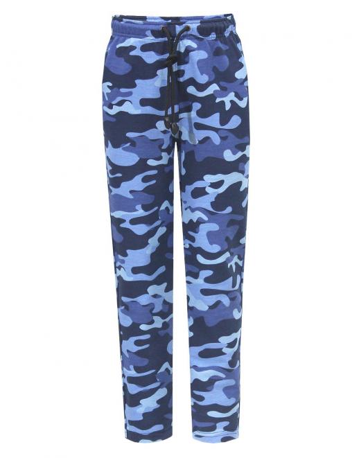 Брюки спортивные детские ЭКСТРИМ RS тк.Футер цв.Синий КМФ