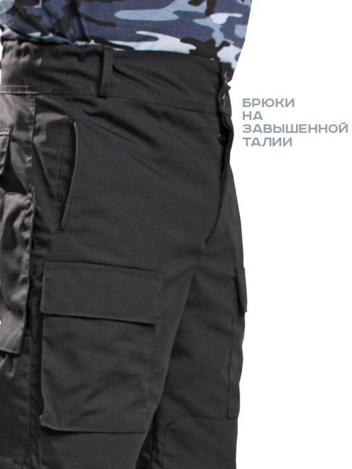 Костюм СПЕЦНАЗ тк.Рип-стоп цв.Чёрный