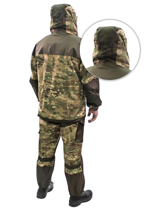 Костюм ГОРКА NEW тк.Смесовая цв.Мультикам с накладками