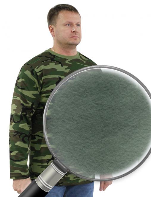 Толстовка тк.Футер 2-х нитка с начёсом RS цв.Зеленый КМФ Темный