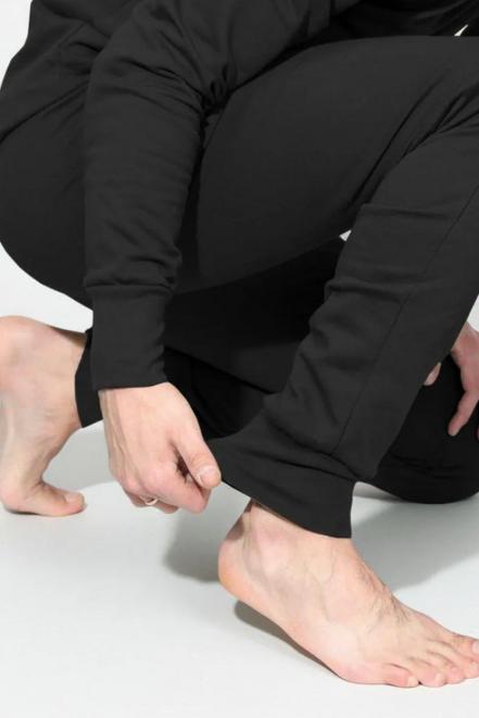 Белье нательное без начёса тк.Кулирка цв.Чёрный