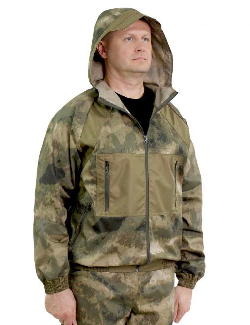 Костюм ПАРТИЗАН тк.Смесовая цв.Мох зеленый