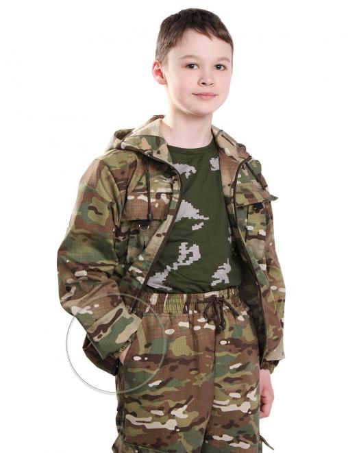 Костюм детский ЗАРНИЦА тк.Рип-стоп цв.Мультикам