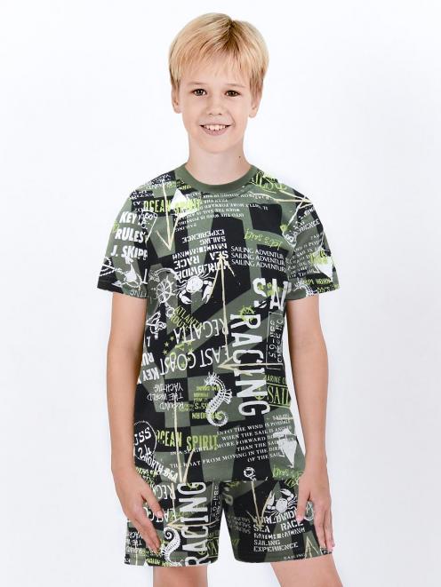 Комплект детский ЗАРНИЦА ЛЕТО с шортами цв.Регата Хаки