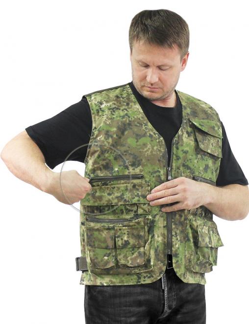 Жилет УНИВЕРСАЛЬНЫЙ RS тк.Рип-Стоп цв.BLUR 1256