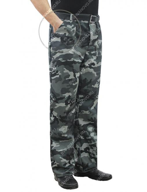 Брюки РАБОЧИЕ RS цв.Серый КМФ/ Графит