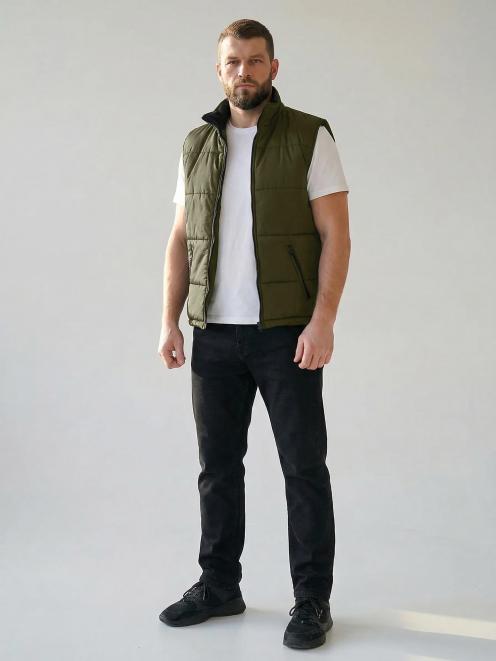 Жилет утеплённый БВР тк.Дюспа цв.Олива