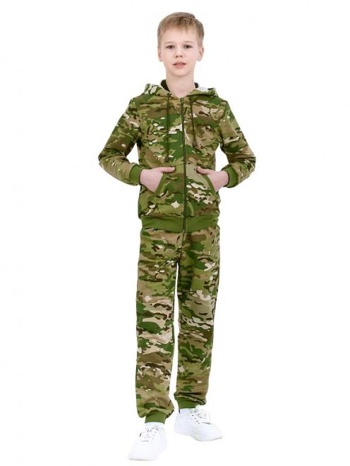 Костюм детский СТАЛКЕР RS тк.Футер с начёсом цв.Мультикам