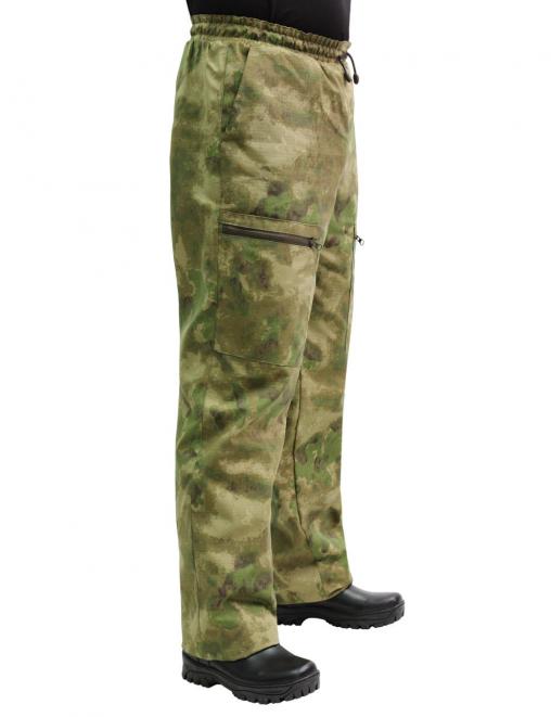 Брюки МОЛОДЁЖНЫЕ тк.Рип-стоп цв.Атак зелёный 