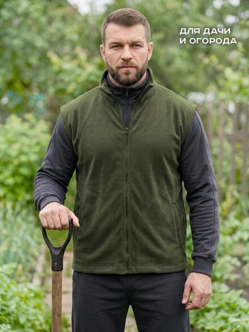 Жилет WORK тк.Флис цв.Олива