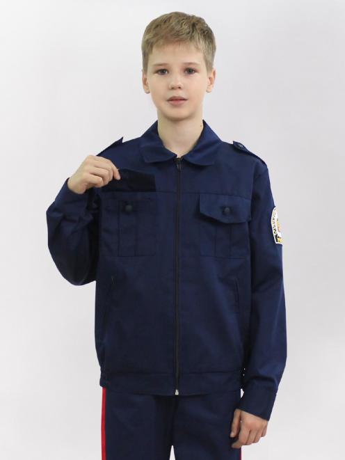 Костюм КАДЕТ-СТАРШЕКЛАССНИК тк.Смесовая Балтекс цв.Синий