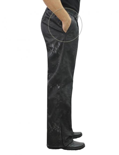 Костюм ТАЙГА-DEMI RS тк.Polarfleece цв.Питон чёрный