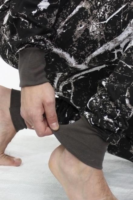 Белье нательное тк.Футер с начёсом цв.Black Forest 