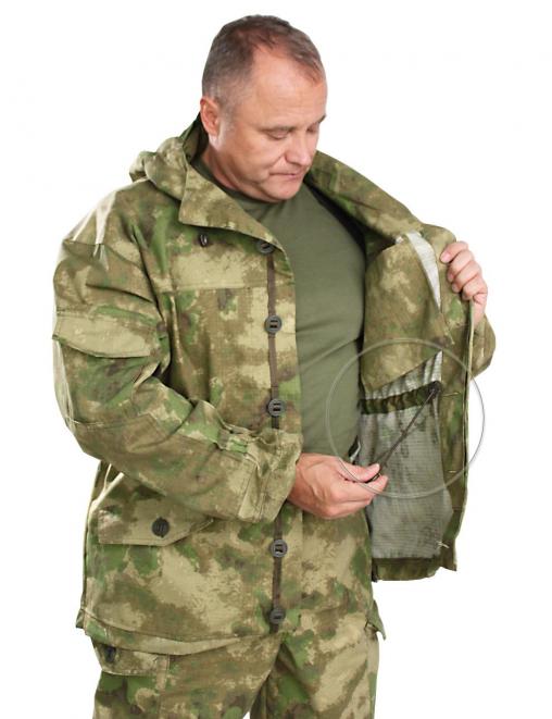 Костюм ГОРКА NEW тк.Рип-стоп цв.Мох/Атак зелёный