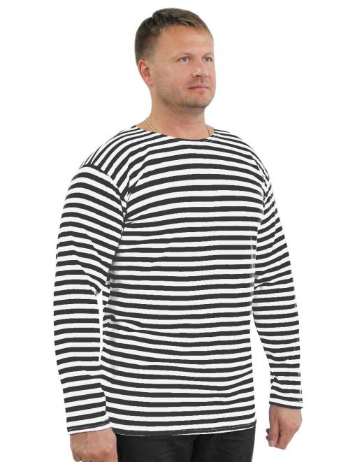 Тельняшка RS п/шерсть двойной вязки Чёрная полоса