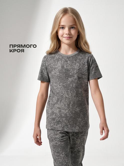 Футболка детская RS цв.Цифра серая
