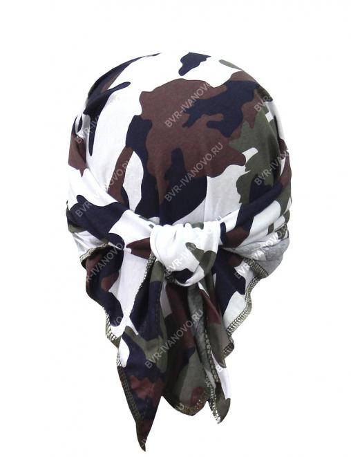 Косынка RS цв.Бело-зелёный КМФ 3978