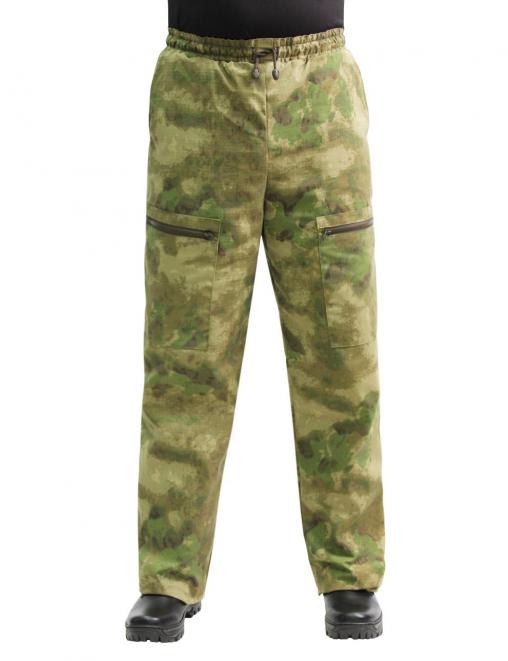 Брюки МОЛОДЁЖНЫЕ тк.Рип-стоп цв.Атак зелёный 