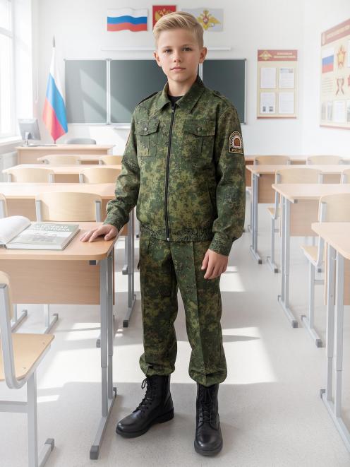Костюм КАДЕТ-СТАРШЕКЛАССНИК тк.Смесовая цв.Цифра