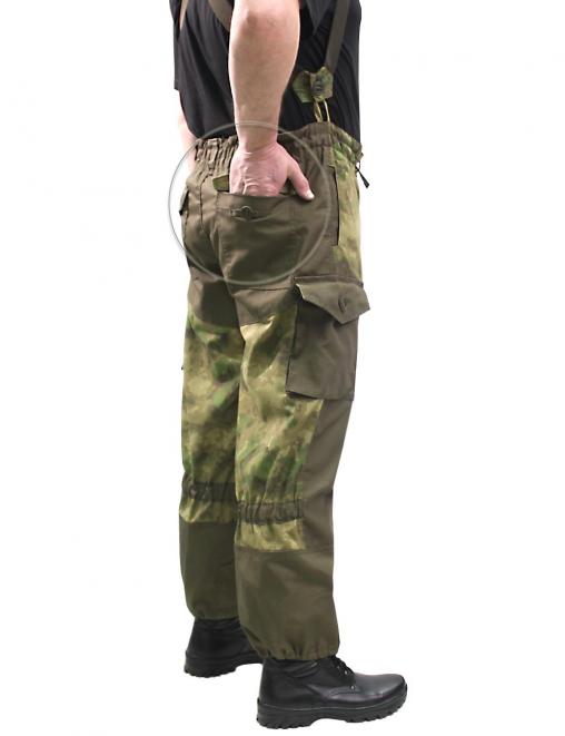 Костюм ГОРКА NEW тк.Рип-стоп цв.Мох/Атак зелёный с накладками