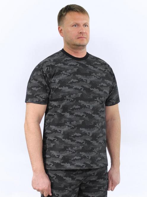 Костюм трикотажный ЛЕГИОН мужской цв.Blur КМФ черный new